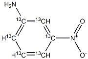3-Nitroaniline-[13C6]结构式