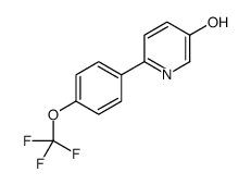 6-[4-(trifluoromethoxy)phenyl]pyridin-3-ol结构式