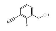 2-Fluoro-3-hydroxymethyl-benzonitrile Structure
