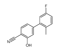 4-(5-fluoro-2-methylphenyl)-2-hydroxybenzonitrile Structure