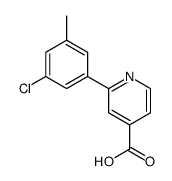 2-(3-chloro-5-methylphenyl)pyridine-4-carboxylic acid Structure