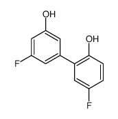 4-fluoro-2-(3-fluoro-5-hydroxyphenyl)phenol结构式