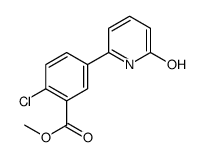 methyl 2-chloro-5-(6-oxo-1H-pyridin-2-yl)benzoate结构式