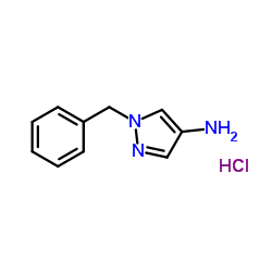 1-苄基-1H-吡唑-4-胺盐酸盐结构式