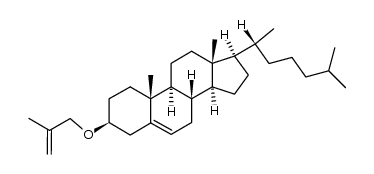 cholesteryl β-methallyl ether Structure