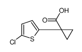 1-(5-chlorothiophen-2-yl)cyclopropane-1-carboxylic acid Structure