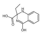 2-Quinazolinecarboxylic acid,2-ethyl-1,2,3,4-tetrahydro-4-oxo- Structure