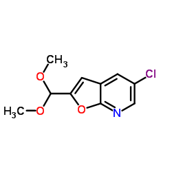 5-Chloro-2-(dimethoxymethyl)furo[2,3-b]pyridine Structure