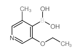 (3-Ethoxy-5-methylpyridin-4-yl)boronic acid结构式