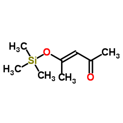 (3E)-4-[(Trimethylsilyl)oxy]-3-penten-2-one structure