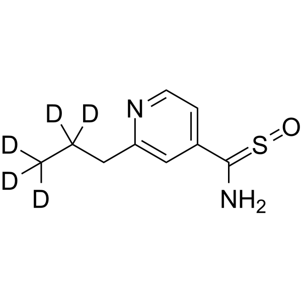 Protionamide-d5 Sulfoxide结构式