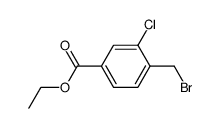 Benzoic acid, 4-(bromomethyl)-3-chloro-, ethyl ester picture