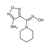 4-aminofurazan-3-carboxylic acid pentamethylene amide Z-oxime结构式