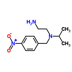 N-Isopropyl-N-(4-nitrobenzyl)-1,2-ethanediamine结构式