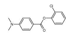 2-chlorophenyl 4-(dimethylamino)benzoate Structure
