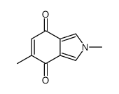 2,5-dimethylisoindole-4,7-dione Structure