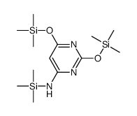 N-trimethylsilyl-2,6-bis(trimethylsilyloxy)pyrimidin-4-amine结构式