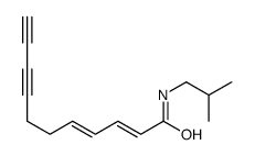N-(2-methylpropyl)undeca-2,4-dien-8,10-diynamide Structure