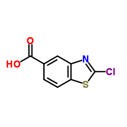 2-氯苯并[D]噻唑-5-羧酸结构式