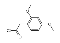 (2,4-dimethoxy-phenyl)-acetyl chloride结构式