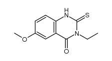 3-ethyl-6-methoxy-2-thioxo-2,3-dihydroquinazolin-4(1H)-one Structure