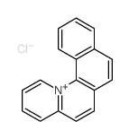naphtho[2,1-c]quinolizin-13-ium,chloride结构式
