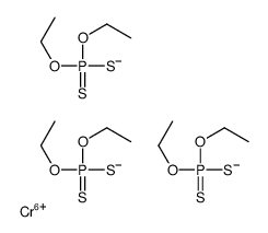 chromium(6+),diethoxy(disulfido)phosphanium结构式