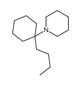 1-(1-butylcyclohexyl)piperidine Structure
