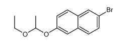2-Bromo-6-(1-ethoxyethoxy)naphthalene 95+ Structure