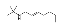 N-tert-butylhept-2-en-1-amine Structure