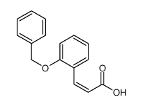 3-(2-phenylmethoxyphenyl)prop-2-enoic acid结构式