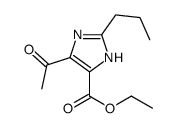 Ethyl 4-acetyl-2-propyl-1H-imidazole-5-carboxylate Structure