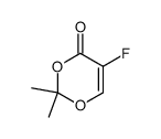 4H-1,3-Dioxin-4-one,5-fluoro-2,2-dimethyl-(9CI) Structure