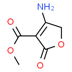 3-Furancarboxylic acid,4-amino-2,5-dihydro-2-oxo-,methyl ester Structure