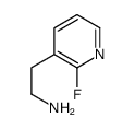 3-Pyridineethanamine,2-fluoro-(9CI) structure