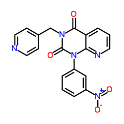 1-(3-Nitrophenyl)-3-(4-pyridinylmethyl)-pyrido[2,3-d]pyrimidine-2,3-(1H,3H)-dionehydrochloride Structure