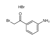 3'-amino-2-bromoacetophenone hydrobromide结构式