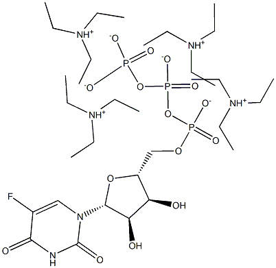 5-Fluorouridine-5'-triphosphate (triethylammonium salt)结构式