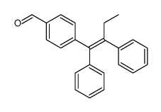 4-(1,2-diphenylbut-1-enyl)benzaldehyde Structure