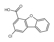 2-chloro-dibenzofuran-4-carboxylic acid结构式