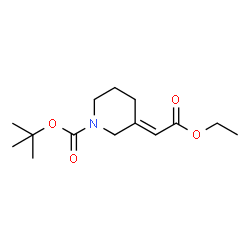 3-(2-乙氧基-2-氧亚乙基)哌啶-1-甲酸叔丁酯图片