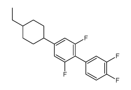2-(3,4-difluorophenyl)-5-(4-ethylcyclohexyl)-1,3-difluorobenzene Structure