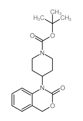 TERT-BUTYL4-(2-OXO-2,4-DIHYDRO-1H-BENZO[D][1,3]OXAZIN-1-YL)PIPERIDINE-1-CARBOXYLATE Structure