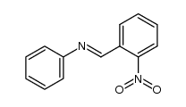 N-[(E)-(2-nitrophenyl)methylene]aniline Structure