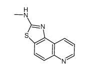 Thiazolo[4,5-f]quinoline, 2-(methylamino)- (8CI) structure