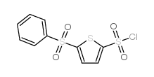 5-(Phenylsulfonyl)thiophene-2-sulfonyl chloride Structure