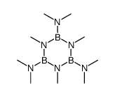 2-N,2-N,4-N,4-N,6-N,6-N,1,3,5-nonamethyl-1,3,5,2,4,6-triazatriborinane-2,4,6-triamine结构式