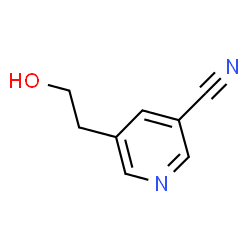 5-(2-Hydroxyethyl)nicotinonitrile Structure