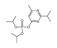 4-dipropan-2-yloxyphosphoryloxy-6-methyl-2-propan-2-yl-pyrimidine structure
