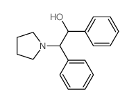 1-Pyrrolidineethanol, a,b-diphenyl-, (aR,bR)-rel-结构式